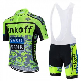 Completo Maglia + Pantaloncino con bretelle 2020 Tinkoff N001
